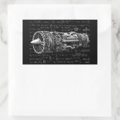 Sticker Rectangulaire La poussée compte ! (Sac)