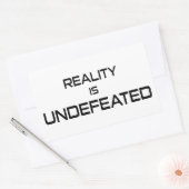 Sticker Rectangulaire La Réalité Est Indéfectible (Enveloppe)