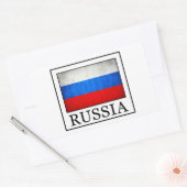 Sticker Rectangulaire La Russie (Enveloppe)