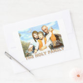 Sticker Rectangulaire La Sainte Famille (Enveloppe)