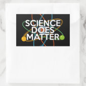 STICKER RECTANGULAIRE LA SCIENCE EST IMPORTANTE (Sac)