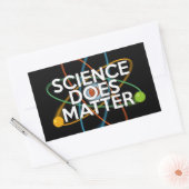 STICKER RECTANGULAIRE LA SCIENCE EST IMPORTANTE (Enveloppe)