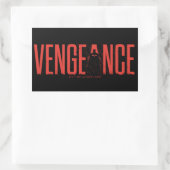 Sticker Rectangulaire La silhouette Batman Vengeance (Sac)
