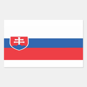 STICKER RECTANGULAIRE LA SLOVAQUIE