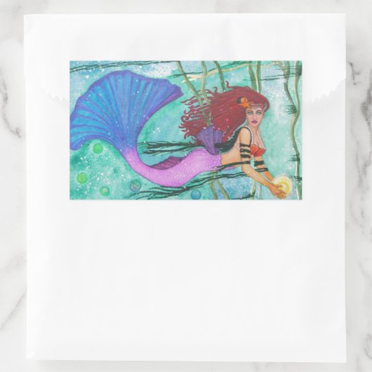 Sticker Rectangulaire La Sphère Mer (Sac)