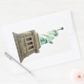 Sticker Rectangulaire La Statue de la Liberté (Enveloppe)