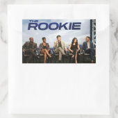 Sticker Rectangulaire la télévision rookie (Sac)