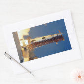 Sticker Rectangulaire La Terre tremble pendant que Saturne V Blade Skywa (Enveloppe)