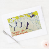 Sticker Rectangulaire La Troupe de Mlle Eglantine par Toulouse Lautrec (Enveloppe)