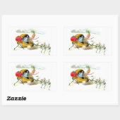 Sticker Rectangulaire La vengeance des Vege-Hommes (Feuille)