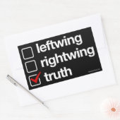 Sticker Rectangulaire La vérité est l'outil de réponse (Enveloppe)
