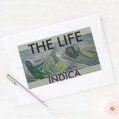 STICKER RECTANGULAIRE LA VIE INDICA (Enveloppe)