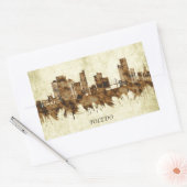 Sticker Rectangulaire La ville de Toledo Ohio (Enveloppe)