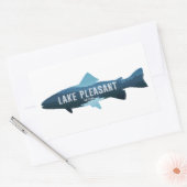Sticker Rectangulaire Lac Agréable Arizona Fish (Enveloppe)