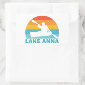 Sticker Rectangulaire Lac Anna Virginia Kayak (Sac)