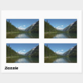 Sticker Rectangulaire Lac Avalanche I dans le parc national Glacier (Feuille)
