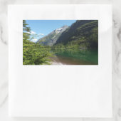 Sticker Rectangulaire Lac Avalanche II dans le parc national Glacier (Sac)