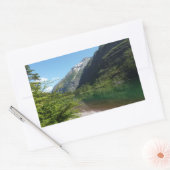 Sticker Rectangulaire Lac Avalanche II dans le parc national Glacier (Enveloppe)