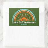 Sticker Rectangulaire Lac Des Ozarks Missouri Arc-En-Ciel (Sac)
