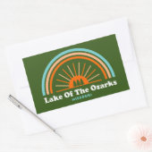Sticker Rectangulaire Lac Des Ozarks Missouri Arc-En-Ciel (Enveloppe)