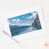Sticker Rectangulaire Lac garda, Italie (Enveloppe)