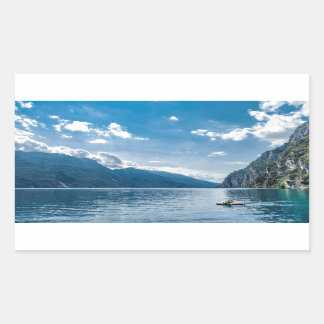 Sticker Rectangulaire Lac garda, Italie