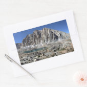 Sticker Rectangulaire Lac Guitar et Mt Whitney - sentier John Muir (Enveloppe)