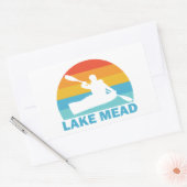 Sticker Rectangulaire Lac Mead Nevada Arizona Kayak (Enveloppe)