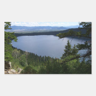 Sticker Rectangulaire Lac Phelps I dans le parc national de Grand Teton