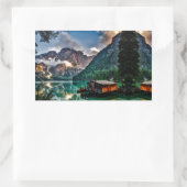 Sticker Rectangulaire Lac Surreal (Sac)