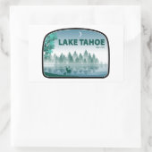 Sticker Rectangulaire Lac Tahoe Californie Nevada Deer (Sac)