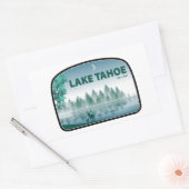 Sticker Rectangulaire Lac Tahoe Californie Nevada Deer (Enveloppe)