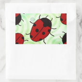 Sticker Rectangulaire Ladybug (Sac)