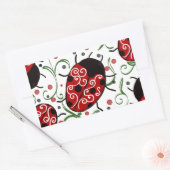 Sticker Rectangulaire Ladybug (Enveloppe)
