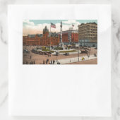 Sticker Rectangulaire Lafayette Carré Buffalo Vintage (Sac)