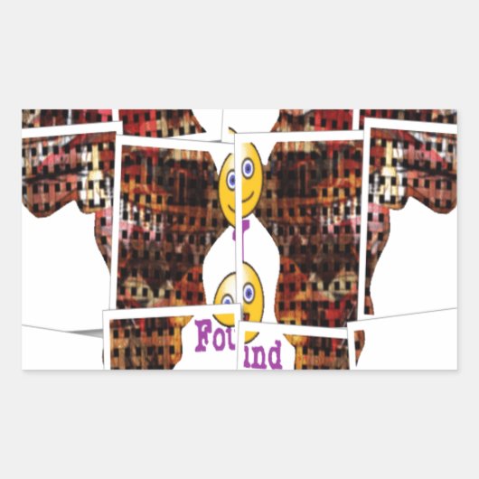 Sticker Rectangulaire L'Afrique c'est là que j'ai trouvé l'amour (Devant)