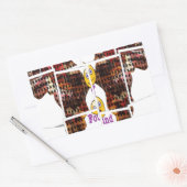 Sticker Rectangulaire L'Afrique c'est là que j'ai trouvé l'amour (Enveloppe)