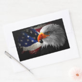 Sticker Rectangulaire L'aigle Américain (Enveloppe)
