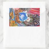 Sticker Rectangulaire Laissez-Moi Vous Dire Votre Fortune (Sac)