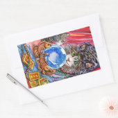 Sticker Rectangulaire Laissez-Moi Vous Dire Votre Fortune (Enveloppe)