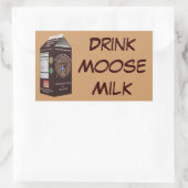 Sticker Rectangulaire Lait d'orignal Matanuska (Sac)