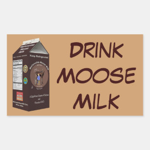 Sticker Rectangulaire Lait d'orignal Matanuska
