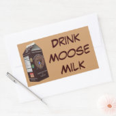 Sticker Rectangulaire Lait d'orignal Matanuska (Enveloppe)