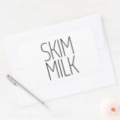 Sticker Rectangulaire Lait fin (Enveloppe)