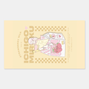 Sticker Rectangulaire 🍓✨Lait Ichigo ✨🍓