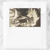 Sticker Rectangulaire Lakota Sioux Chief White Swan (Sac)