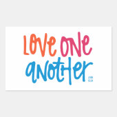 Sticker Rectangulaire L'amour (Devant)