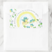 Sticker Rectangulaire L'amour d'une mère est un cadeau précieux (Sac)