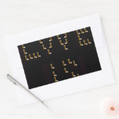 Sticker Rectangulaire L'amour est (Enveloppe)