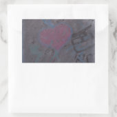 Sticker Rectangulaire L'amour pour la convoitise (Sac)